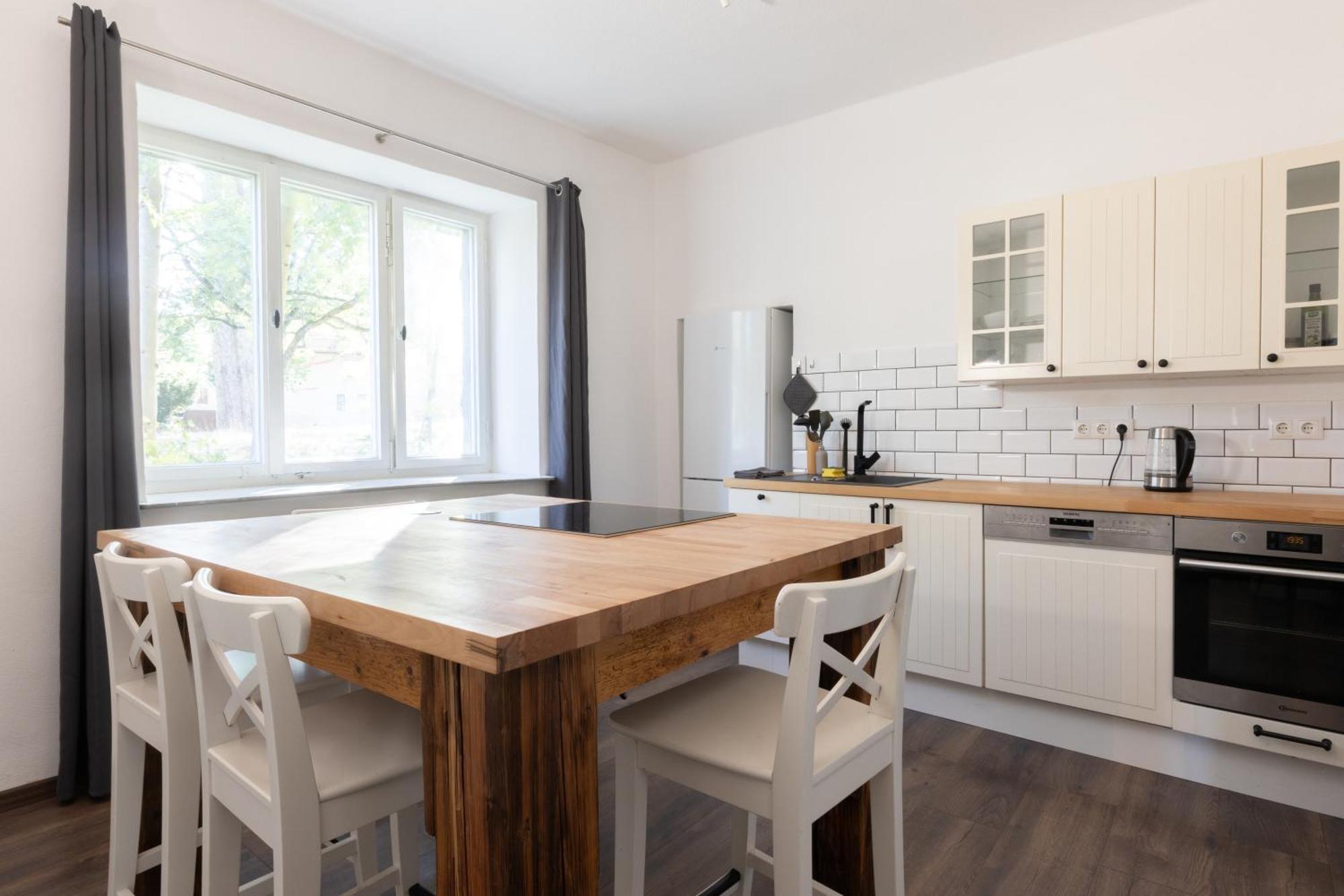 Urige Wohnung Mit Zwei Betten Und Genialer Kueche Mugeln 외부 사진
